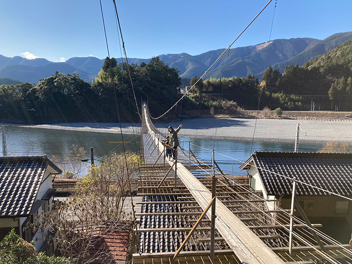 塩郷の吊橋
