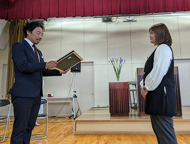 園長先生と前会長